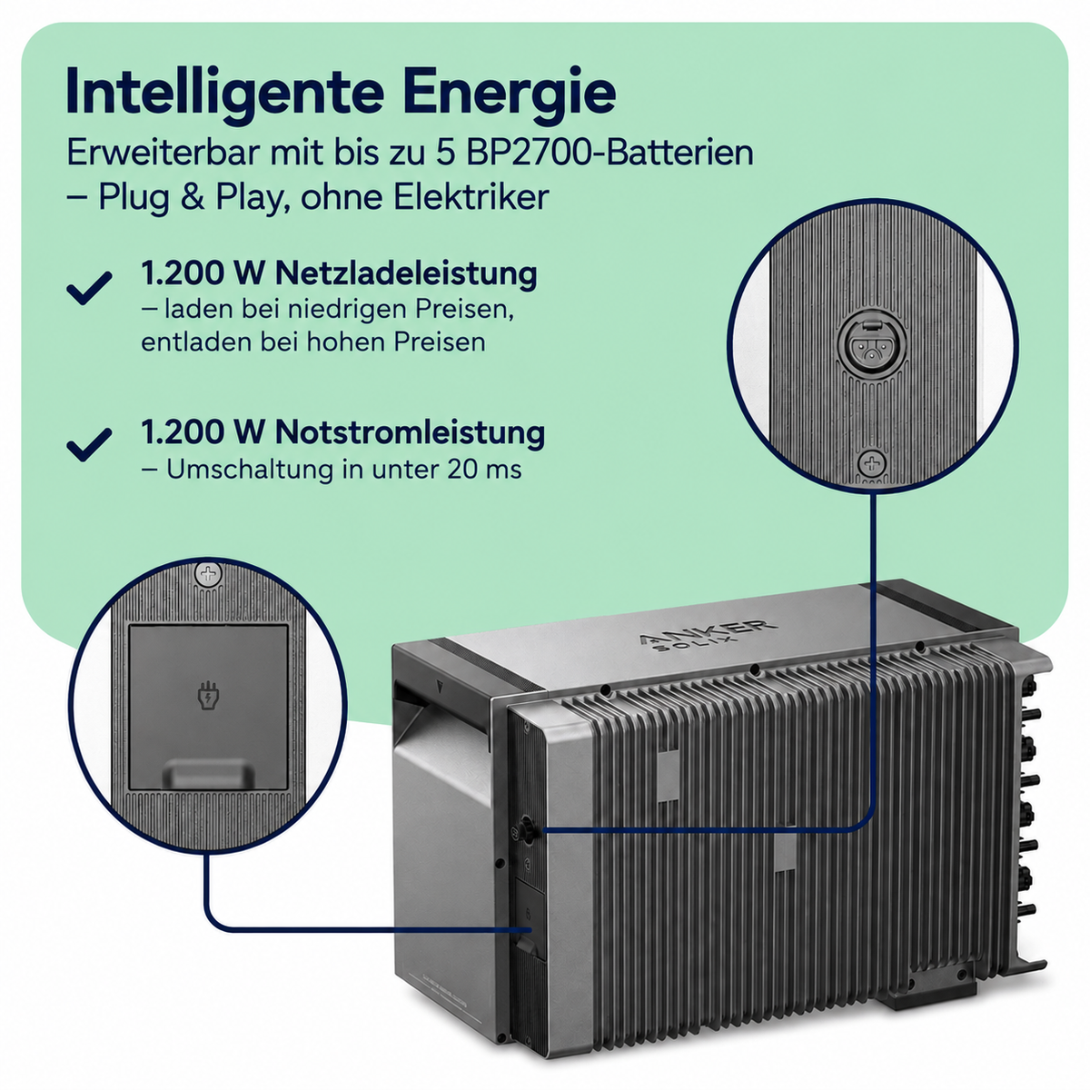 Anker SOLIX Solarbank 3 Pro – intelligente Energiesteuerung des Balkonkraftwerks