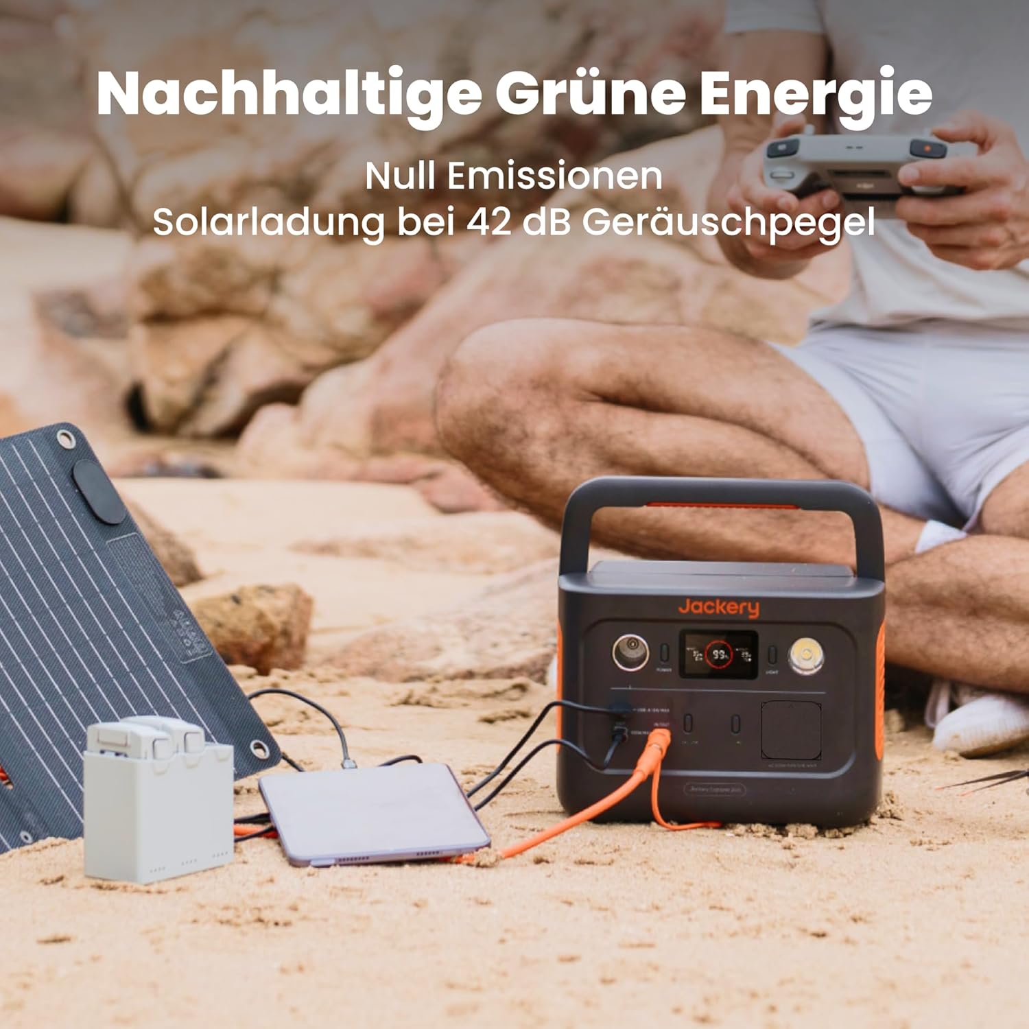 Jackery Explorer 240 v2 Tragbare Powerstation | 256 Wh LiFePO4, 300 W