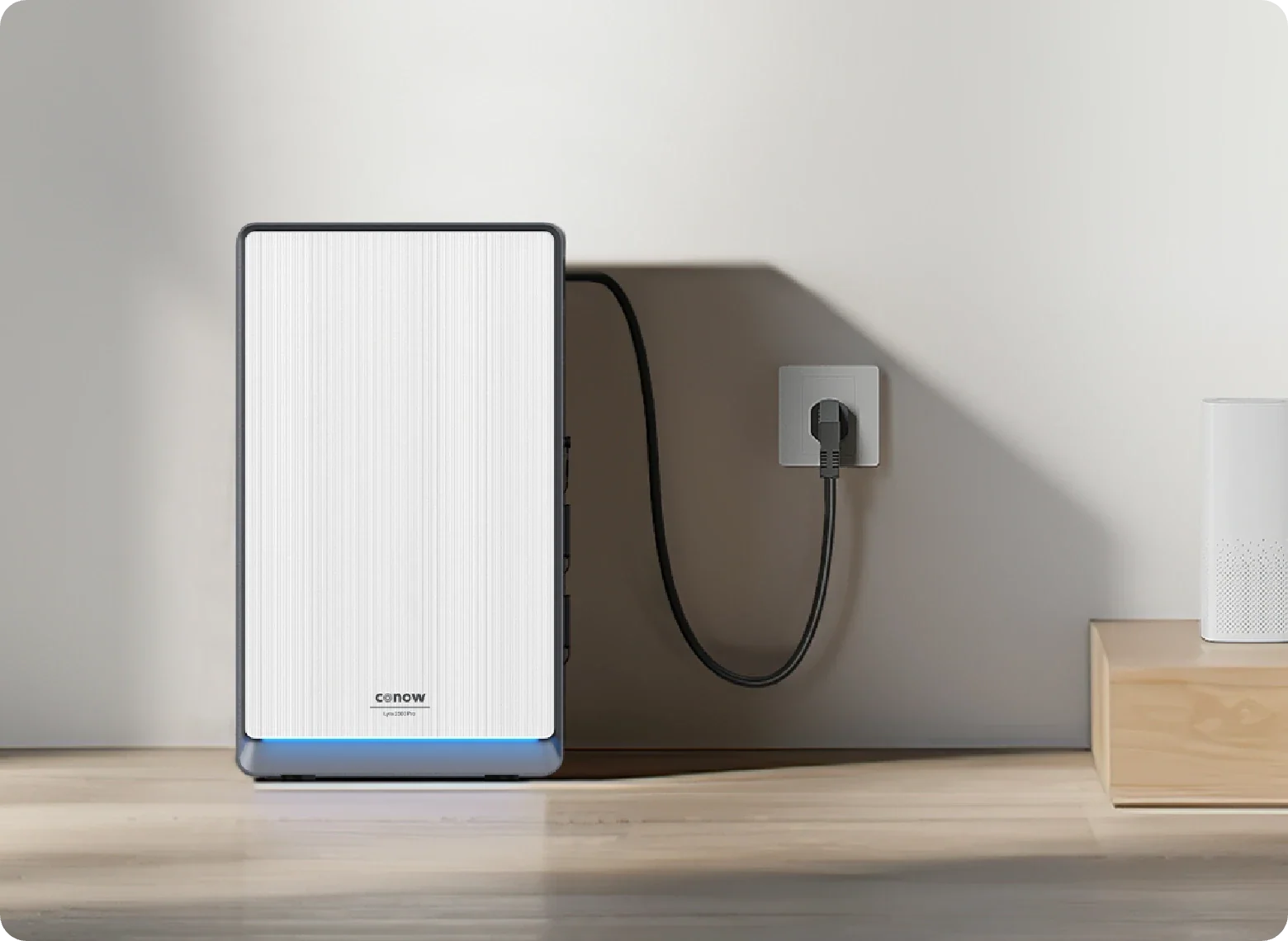 Conow Lyra 2500 AC – 2,56 kWh AC-Speicher zum Nachrüsten, 1.500 W Notstrom