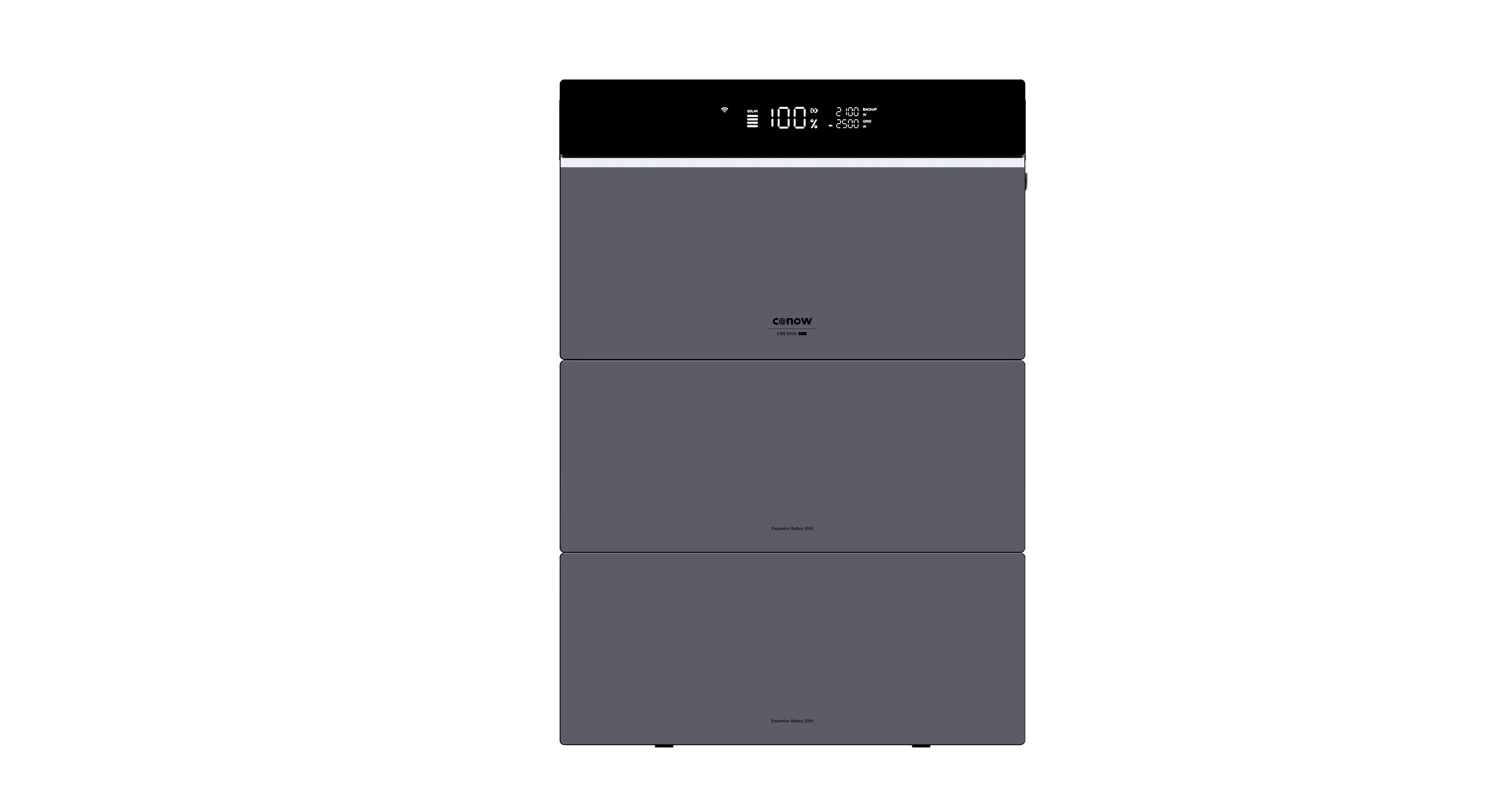 Conow CBE2000 Pro – vier MC4-Solareingänge und Bypass-Port