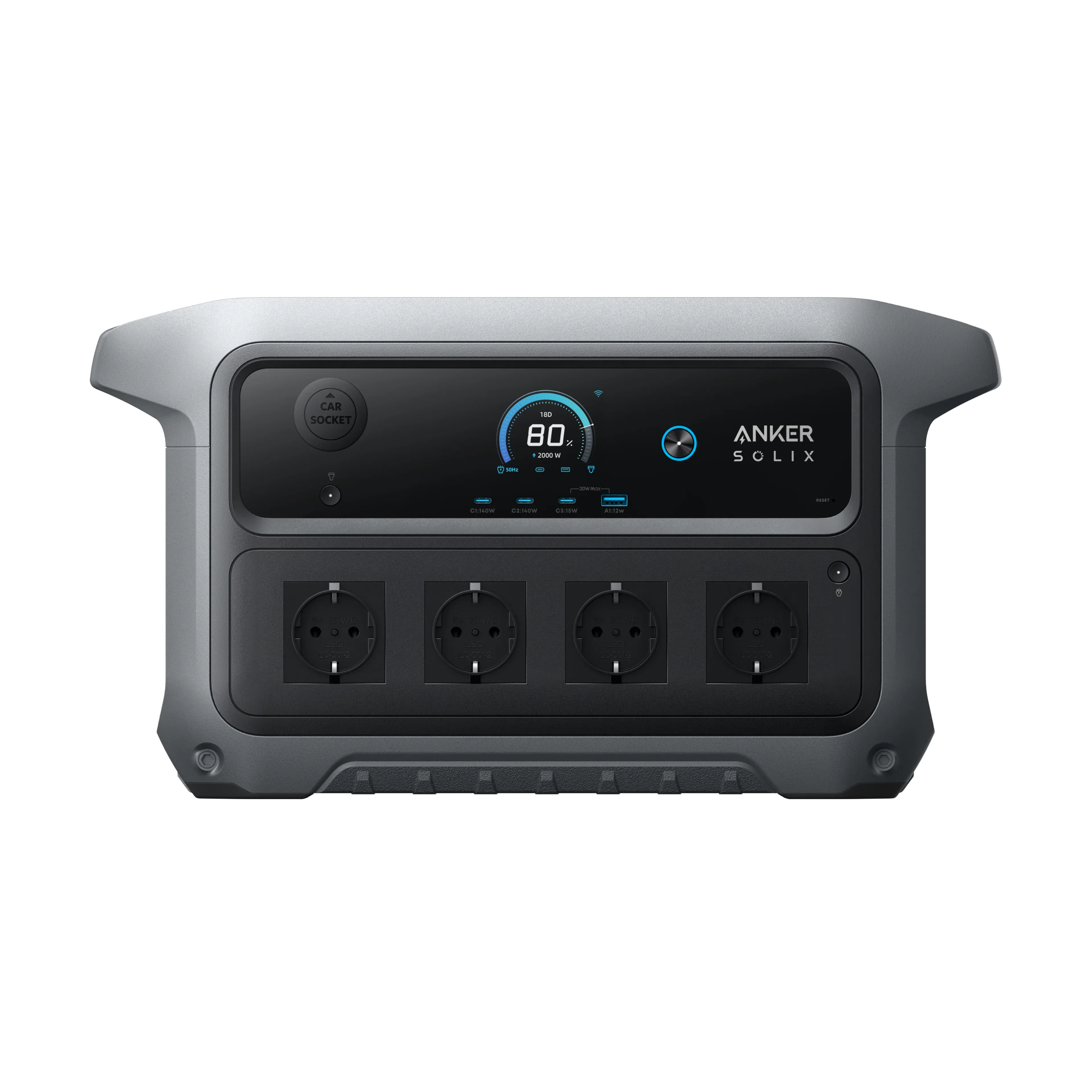 Anker SOLIX C2000 Gen 2 Tragbare Powerstation | 2.048 Wh, 2.400 W