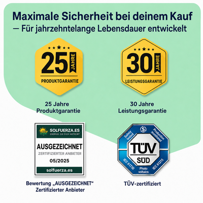 Balkonkraftwerk 2000W mit Speicher – 4× Jolywood 500W + Anker SOLIX Solarbank 3 Pro