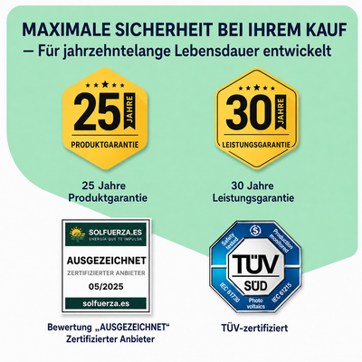 Balkonkraftwerk 2000W mit Speicher – 4× Jolywood 500W + Marstek Venus A