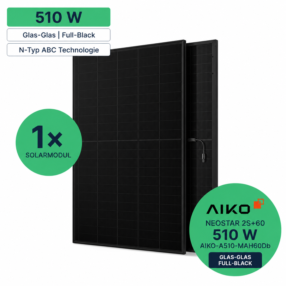 Jolywood 500 W, N-Type, bifazial und Doppelglas