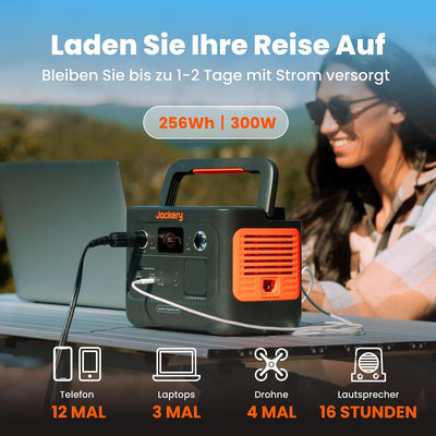 Jackery Explorer 240 v2 Tragbare Powerstation | 256 Wh LiFePO4, 300 W