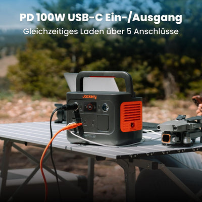 Jackery Explorer 240 v2 Tragbare Powerstation | 256 Wh LiFePO4, 300 W