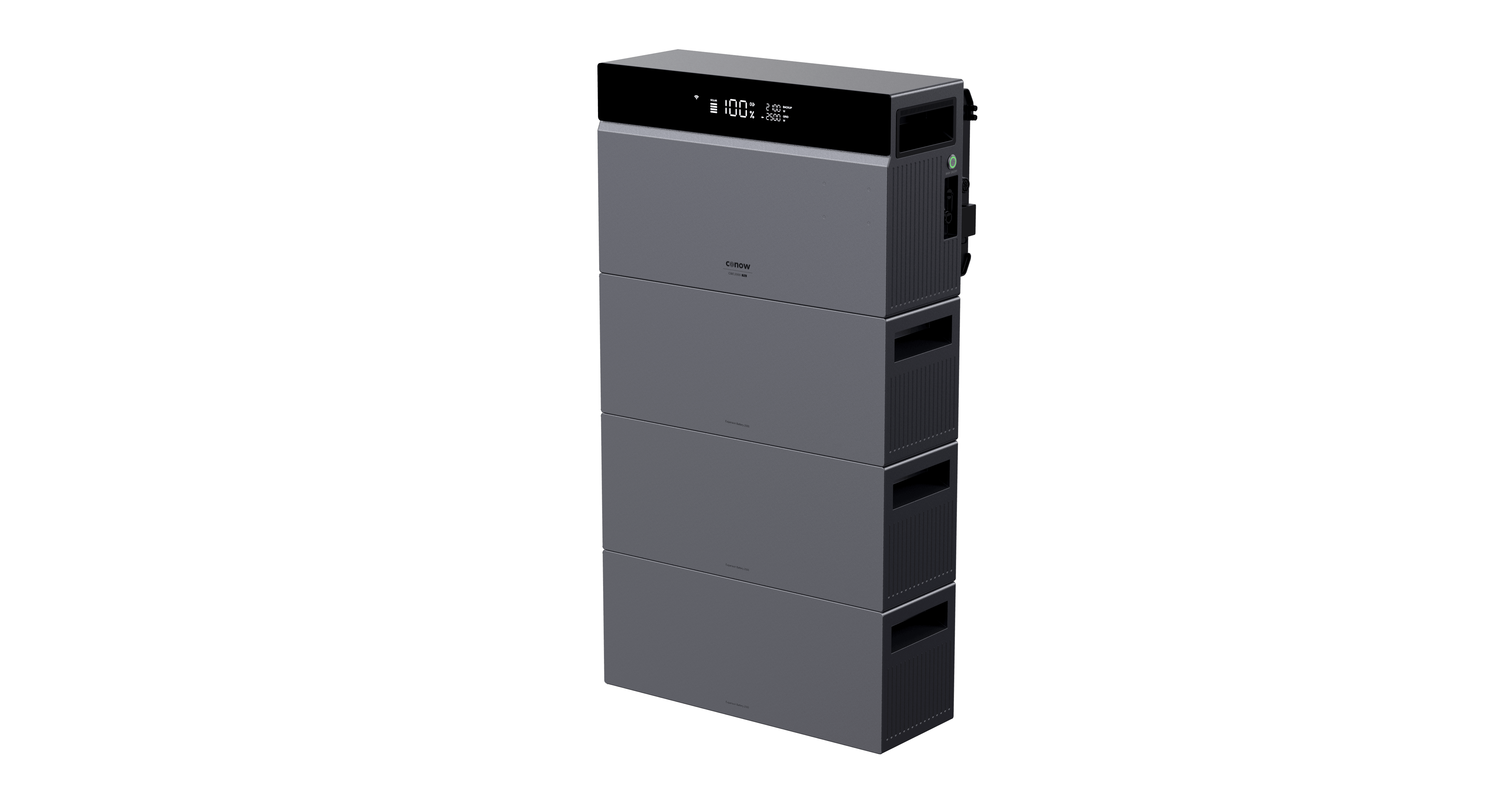 Conow CBE2000 Pro – Ausbau mit mehreren Erweiterungsbatterien bis 12,29 kWh