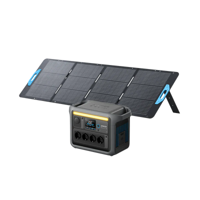 Anker SOLIX C1000 Powerstation mit 200 W Solarpanel – Solargenerator-Set