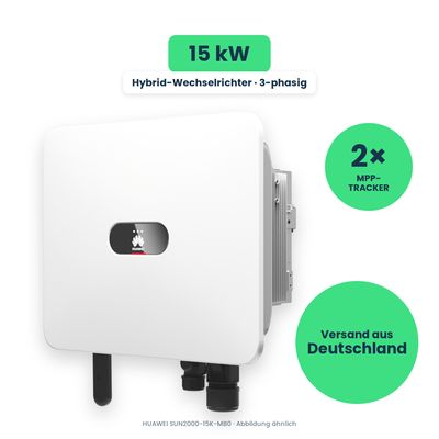 HUAWEI SUN2000-15K-MB0 – Hybrid-Wechselrichter, freigestellt