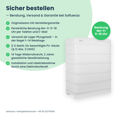 Sungrow SBR096 Hochvolt-Batteriespeicher 9,6 kWh