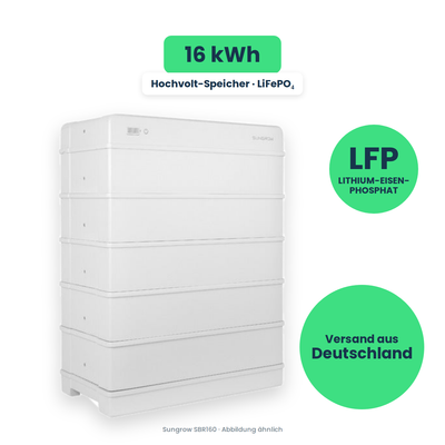 Sungrow SBR160 – Hochvolt-Speicher, freigestellt